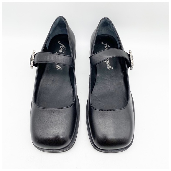 Free People Rumor Diamante Mary Janes Size 7.5 - Picture 6 of 16